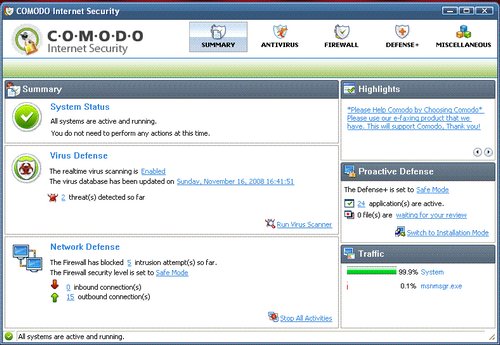 Comodo Internet Security